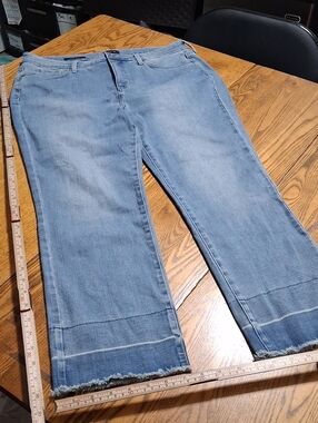 NYDJ Jeans 14 Womens BLUE SHERI SLIM Preowned LIFT TUCK Used